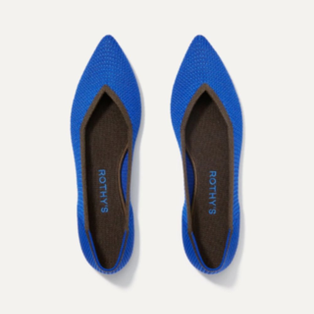 Rothy’s Point Shoe in Lazuli / New Without Tags / Size 11